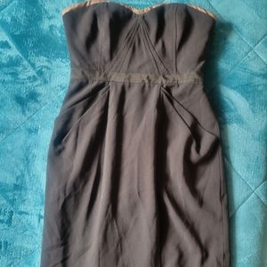 BCBG Black halter dress